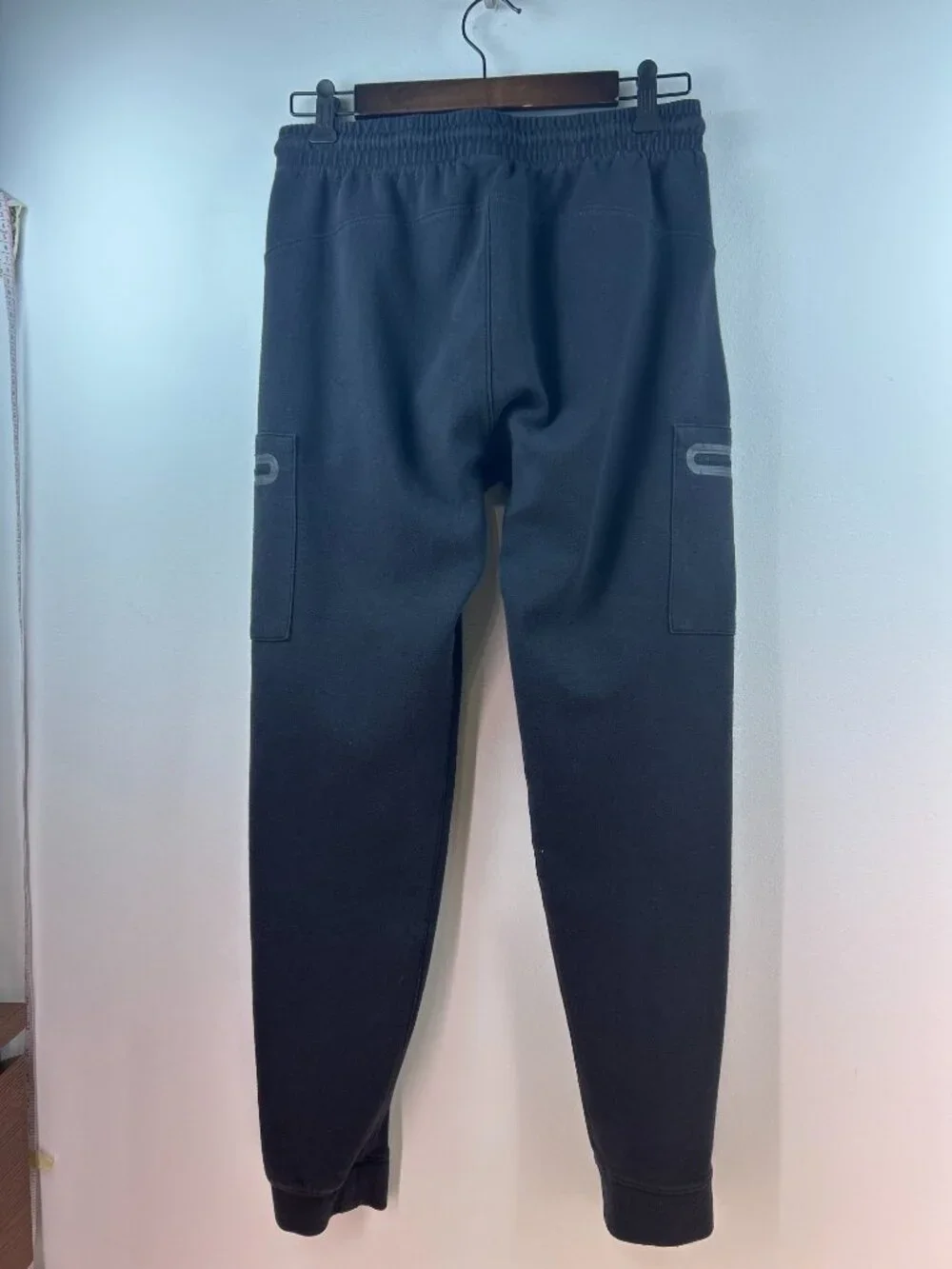 Old Navy Active Dynamic Fleece Joggers Black Zip Pocket Size S